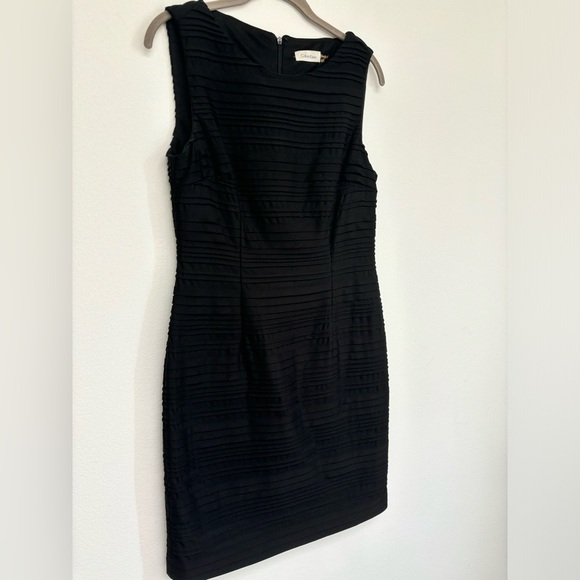 Calvin Klein Sleeveless Black Sheath Short Dress women’s size 6 - Picture 8 of 9